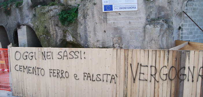 LA SOPRINTENDENZA NO ASCENSORE NEI SASSI