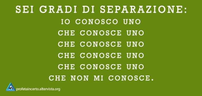 sei gradi separazione